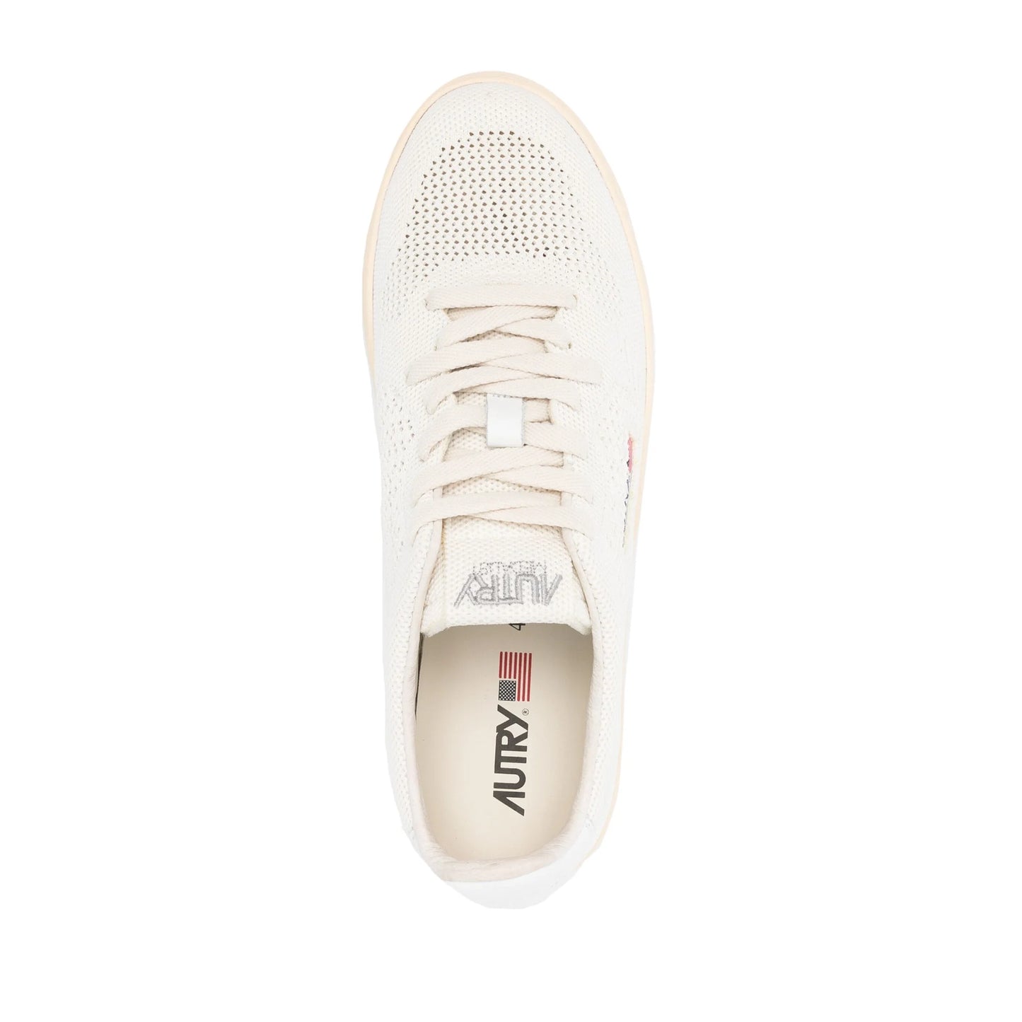 Autry Easeknit Low Man White