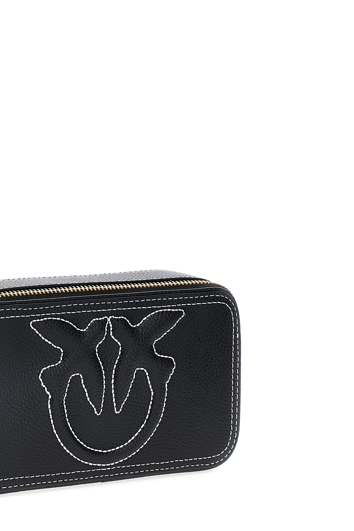 Pinko Piccola borsa a tracolla con logo Love Birds in rilievo