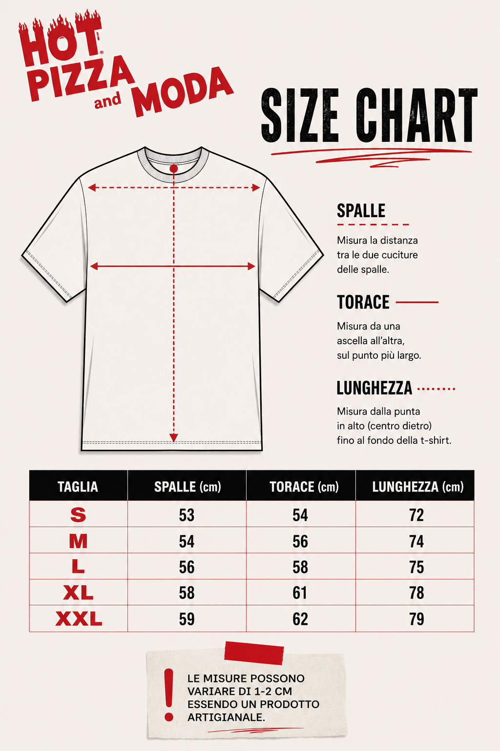 DropVogue T-Shirt "Hot Pizza"