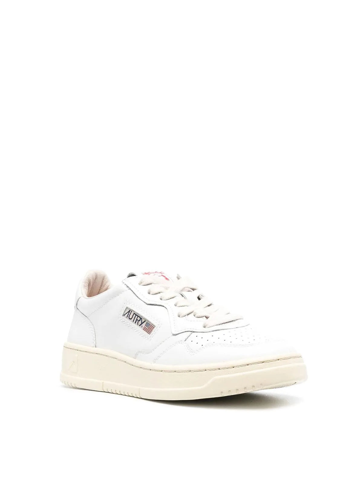 Autry Medalist Low Sneakers in pelle bianca AULM LI02