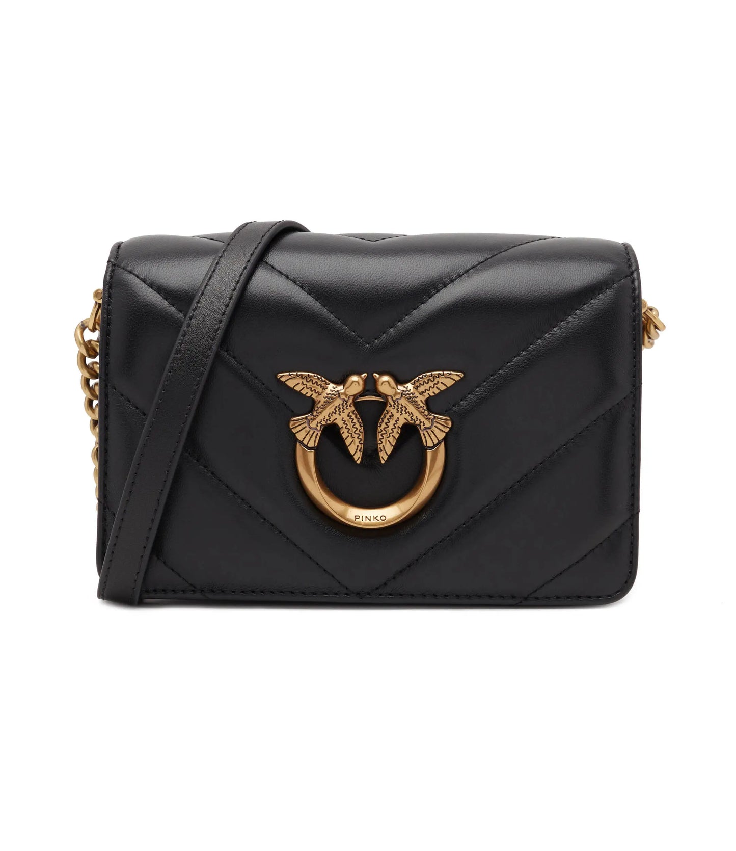 Pinko love click mini sheep nappa big chevron