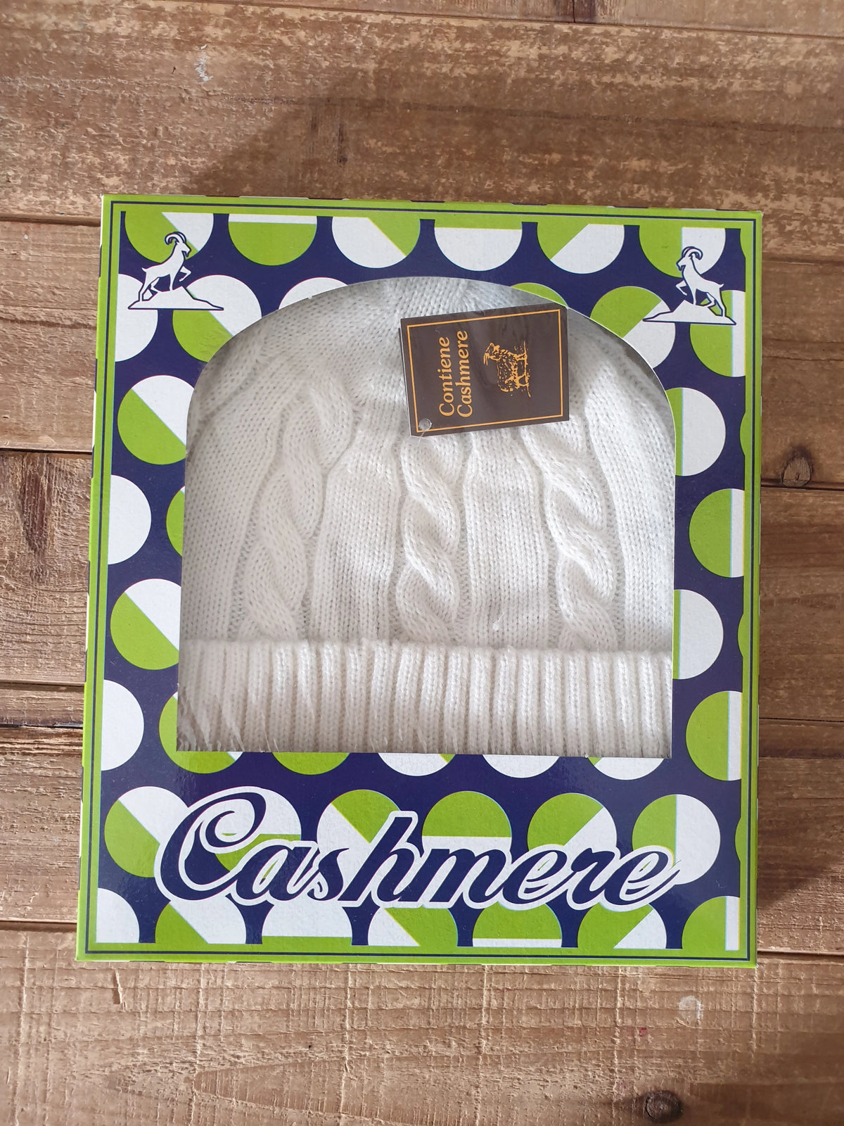 Cappello invernale lana/alpaca/cashmere unisex premium Panna