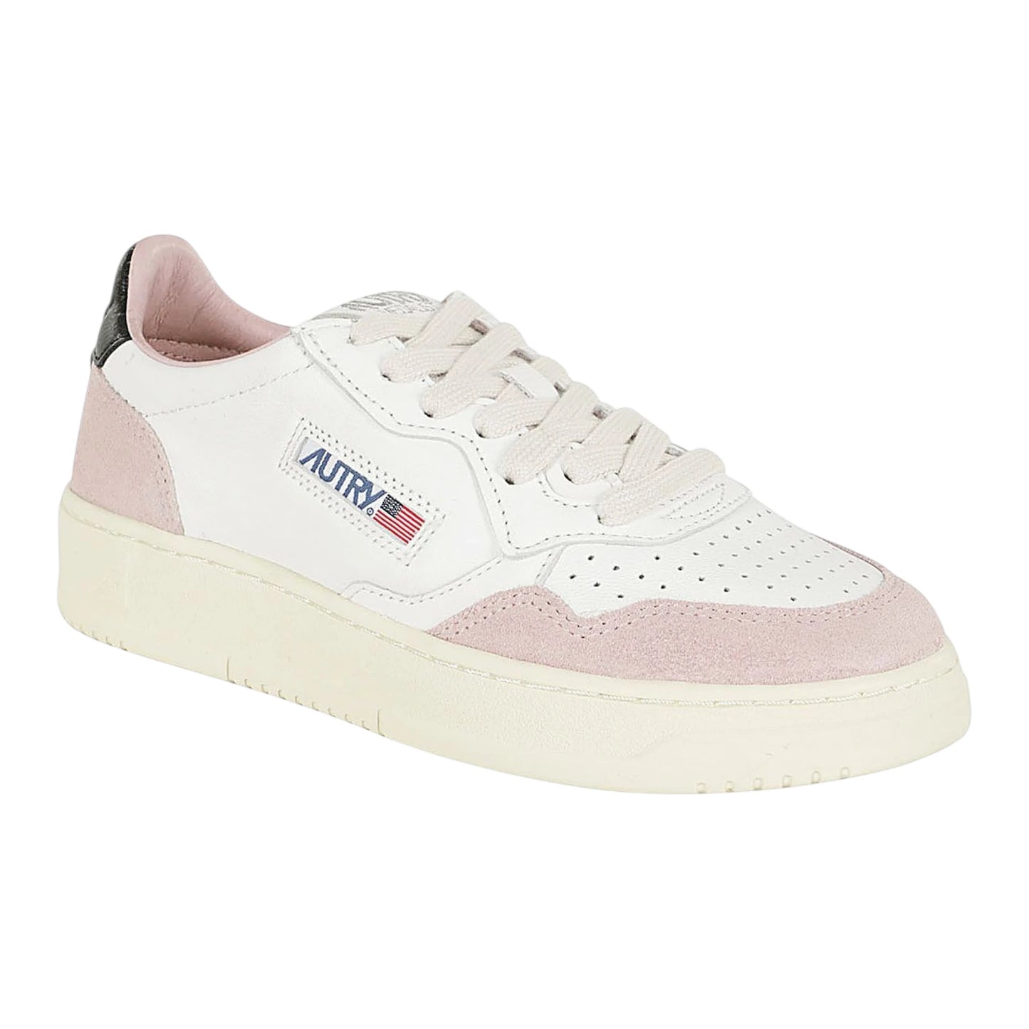 Autry sneakers medalist low in pelle e camoscio Spoiler Nero AULW GS20