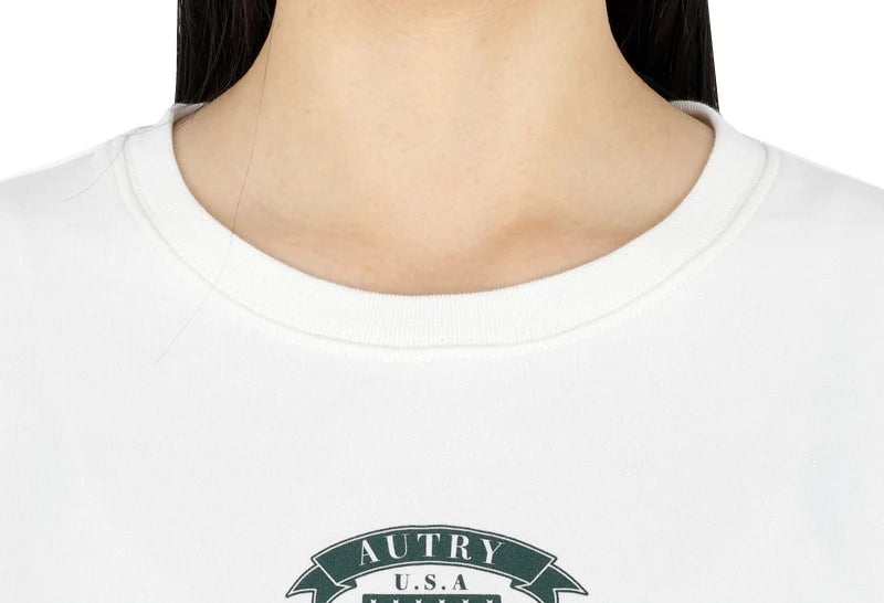 Autry Swaetshirt Tennis Club Bianco/Panna (Woman)