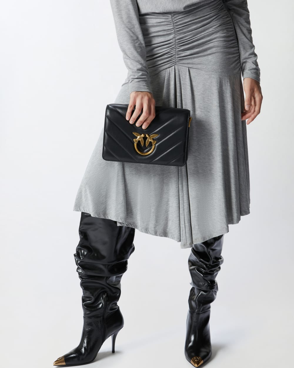 Pinko Classic Love Bag Click Big Chevron