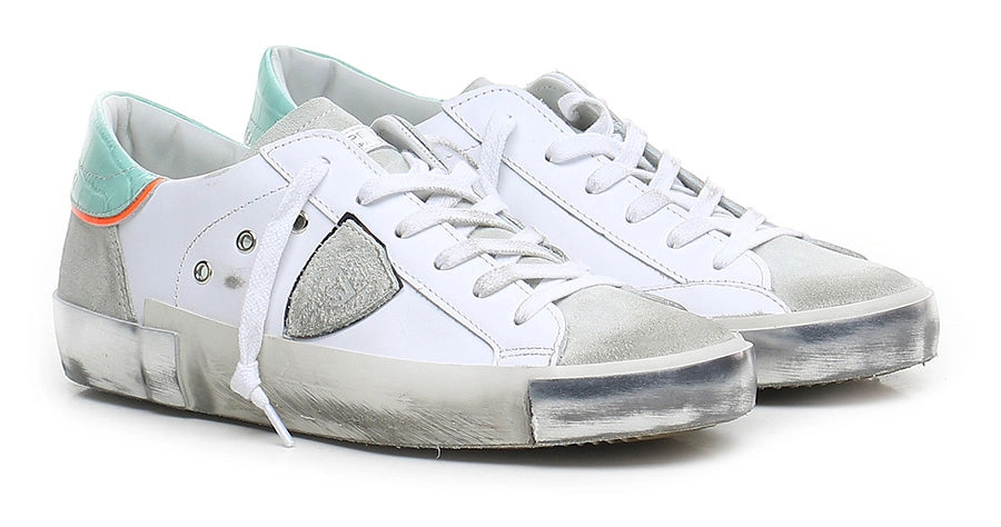 Philippe Model Paris Sneakers PRSX Low Woman PRLD VCP3 Bianco