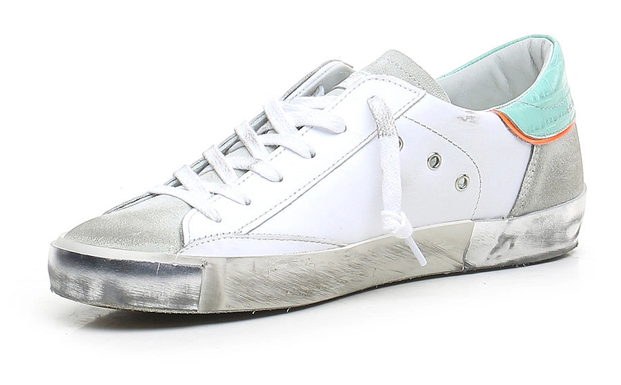Philippe Model Paris Sneakers PRSX Low Woman PRLD VCP3 Bianco
