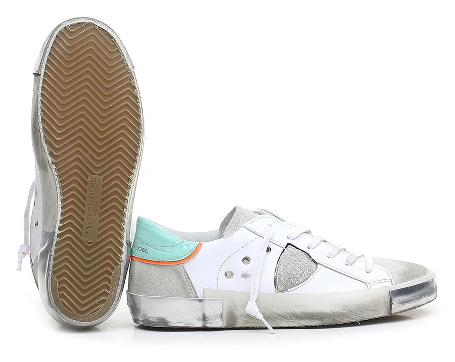 Philippe Model Paris Sneakers PRSX Low Woman PRLD VCP3 Bianco