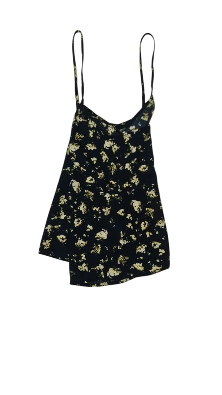 Calvin Klein Cross Back Floral Slip Top Sport Shirt Donna