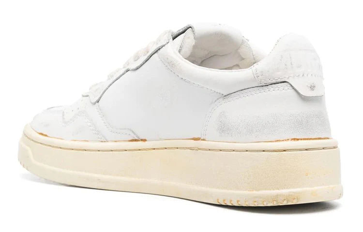 AUTRY Sneaker Autry Medalist Super Vintage Low in pelle 'Bianche' AVLW GF15