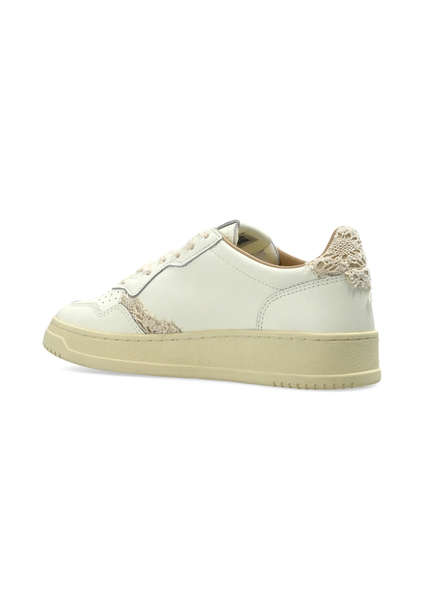 Autry Medalist Low in Pelle AULW MJ01 Spoiler in Pizzo (Woman)