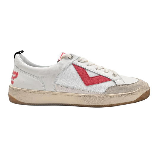 4B12 Sneakers Uomo In Pelle Bianca LAKERS