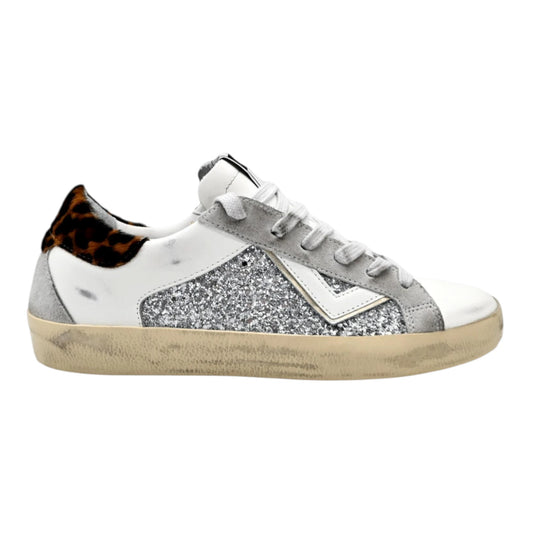 4B12 Sneakers Donna In Pelle Bianca SUPRIME