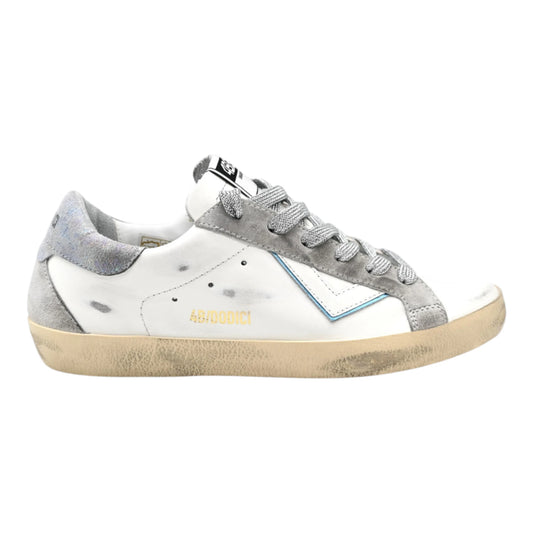 4B12 Sneakers Donna In Pelle Bianca SUPRIME