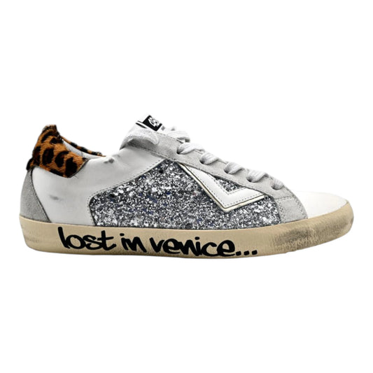 4B12 Sneakers Donna In Pelle Bianca SUPRIME