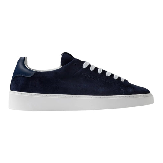 D.A.T.E. LEVANTE Sneakers basse in camoscio blu
