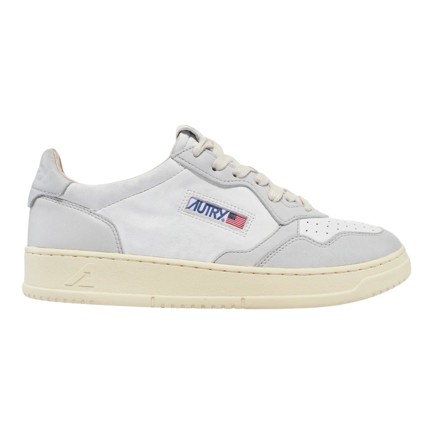 Autry sneakers Medalist Low Bicolor in pelle Bianca e Vapor  AULM GH03