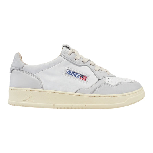 Autry sneakers Medalist Low Bicolor in pelle Bianca e Vapor  AULM GH03
