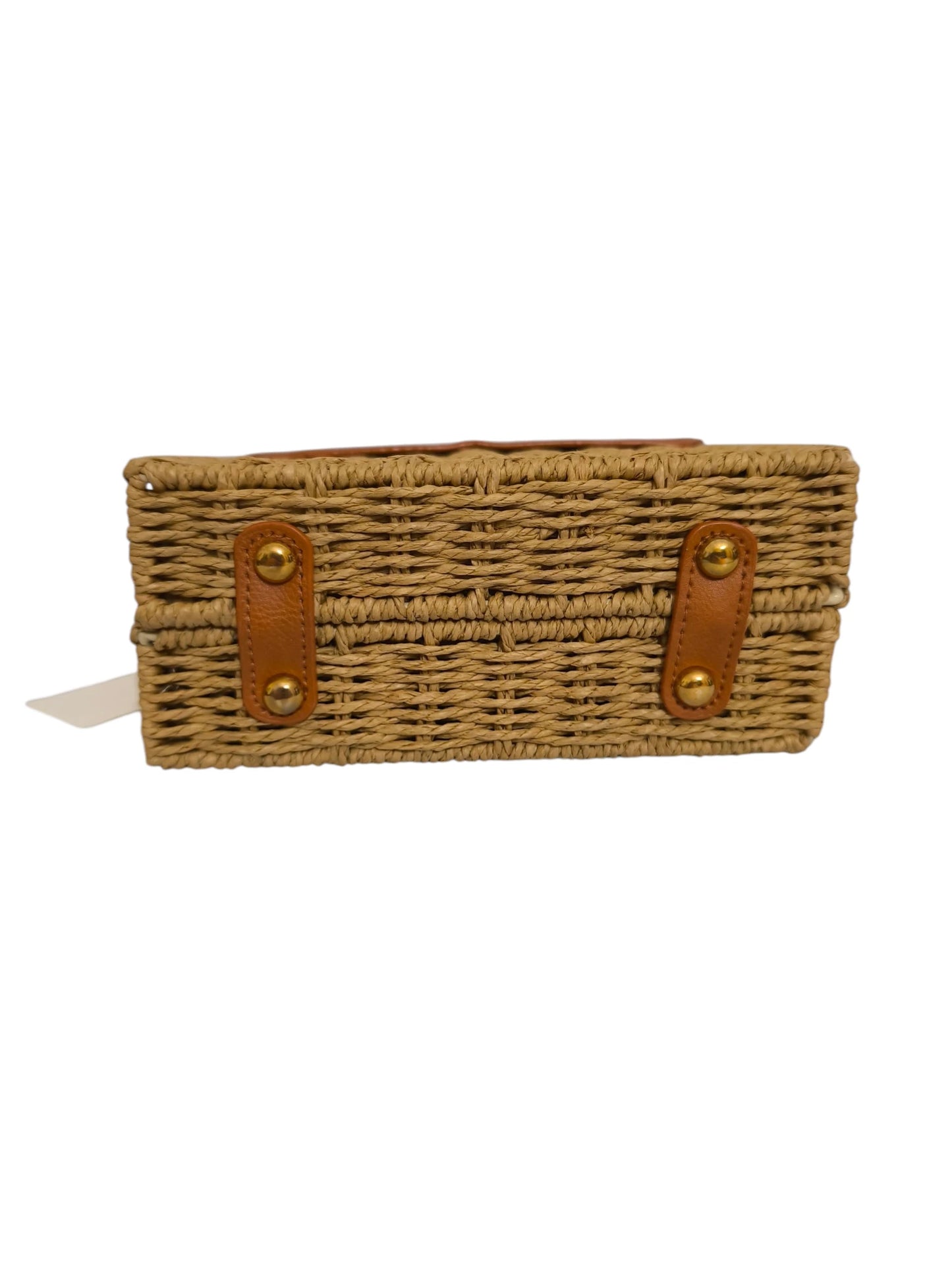 Borsa a Mano e Crossbody in Paglia Intrecciata