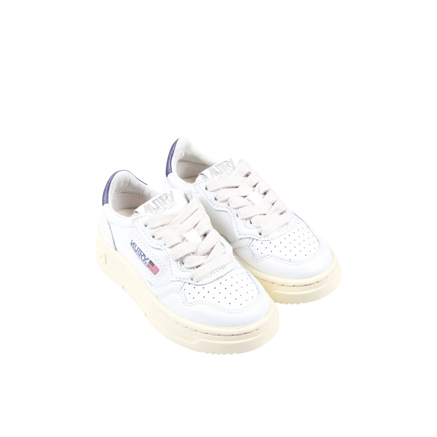 Autry kids medalist low KULK LL12 white blu navy