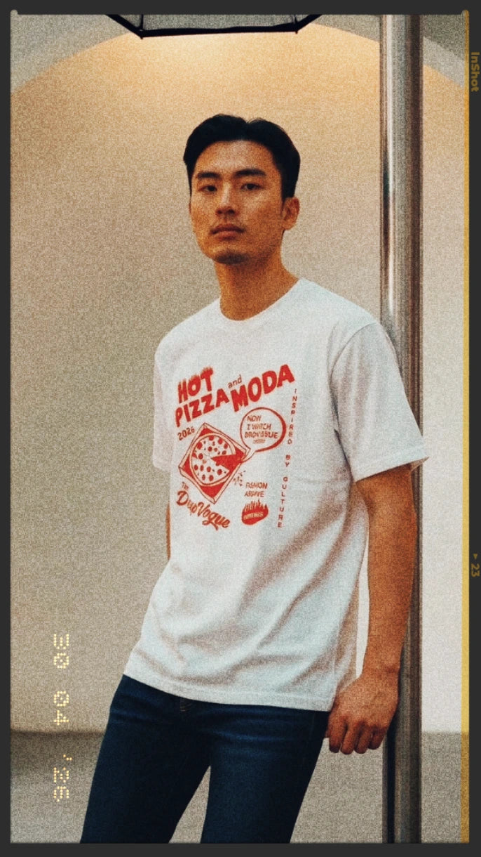 DropVogue T-Shirt "Hot Pizza"