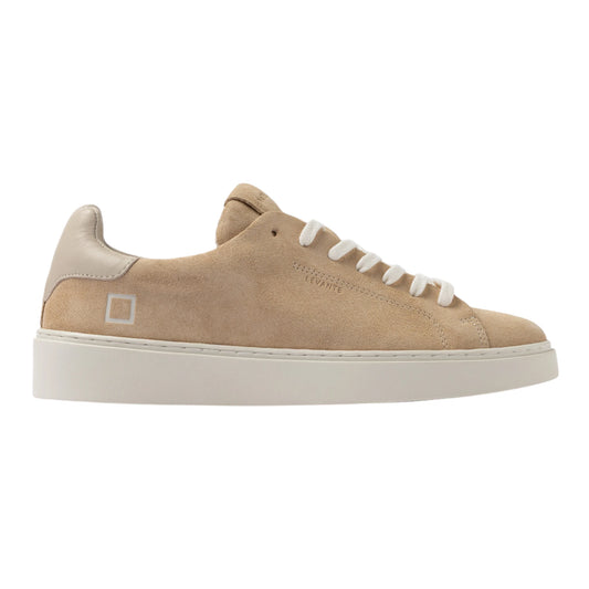 D.A.T.E. LEVANTE Sneakers basse in camoscio beige