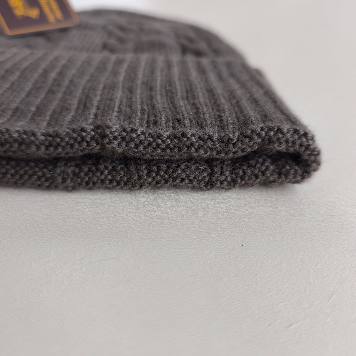 Cappello invernale lana/alpaca/cashmere unisex premium Tortora