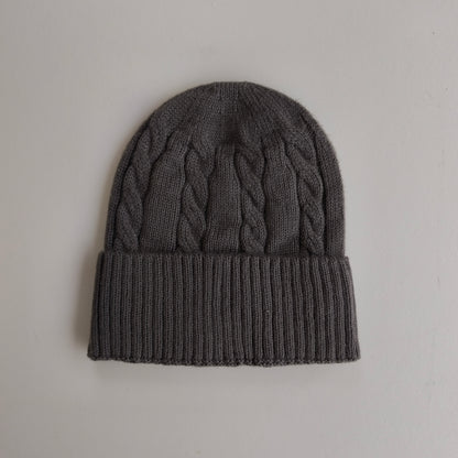 Cappello invernale lana/alpaca/cashmere unisex premium Tortora