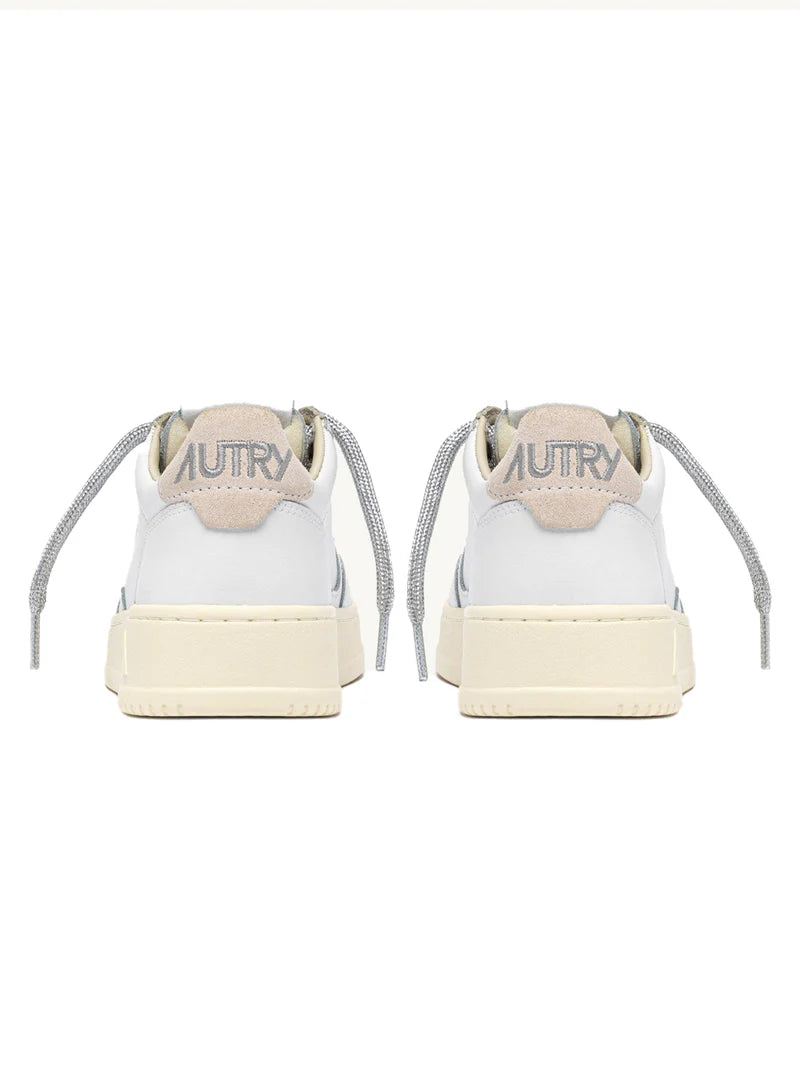 Autry Medalist Low in pelle Spoiler Beige AULW LL59 (Woman)