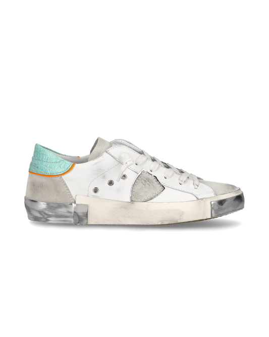 Philippe Model Paris Sneakers PRSX Low Woman PRLD VCP3 Bianco