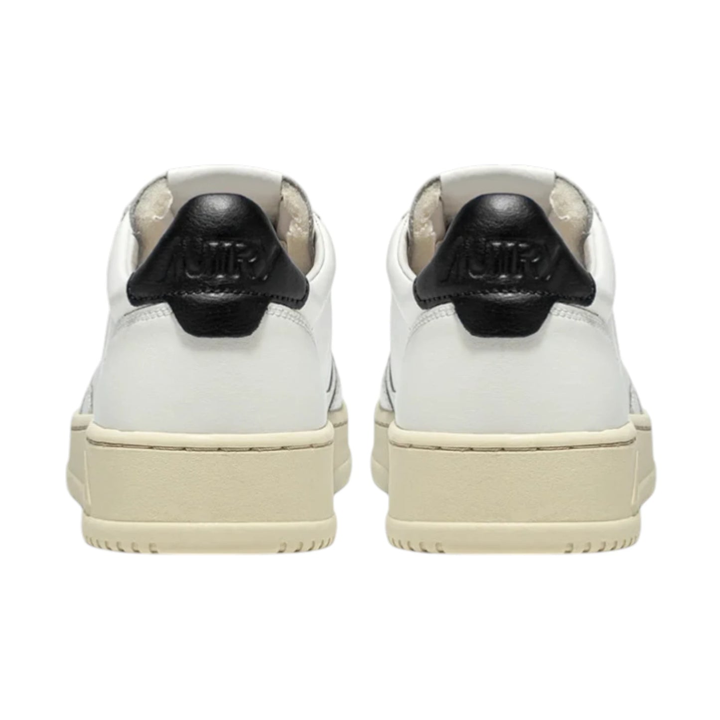 Autry Medalist Low bianca in pelle Spoiler Nero AULM LL22