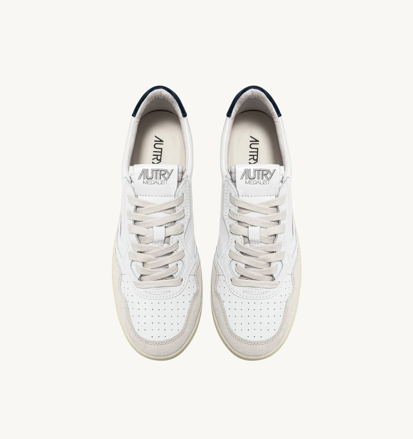 Autry sneakers medalist low in pelle e camoscio AULM LS28