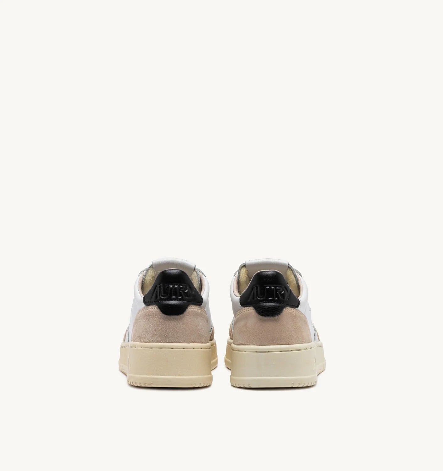 Autry sneakers medalist basses en cuir et daim, spoiler noir AULM LS21