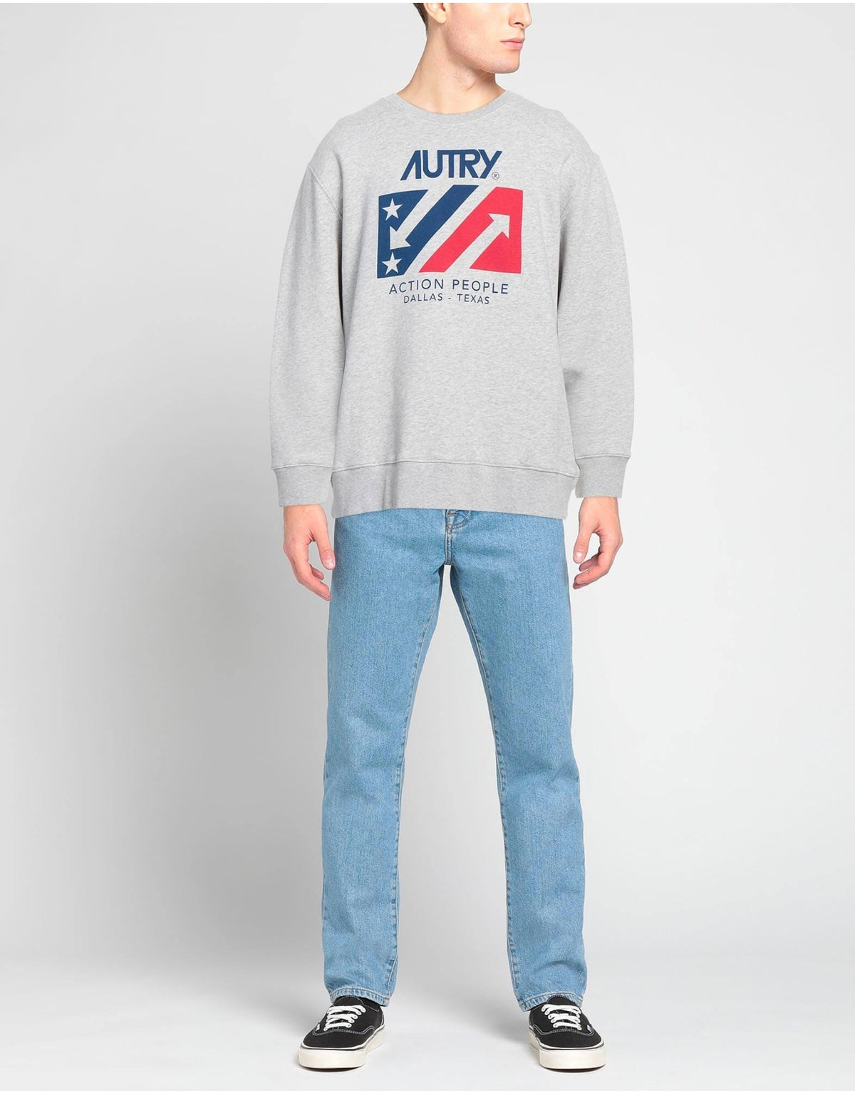 Autry Swim Sweatshirt Iconic Water Melange (Man)