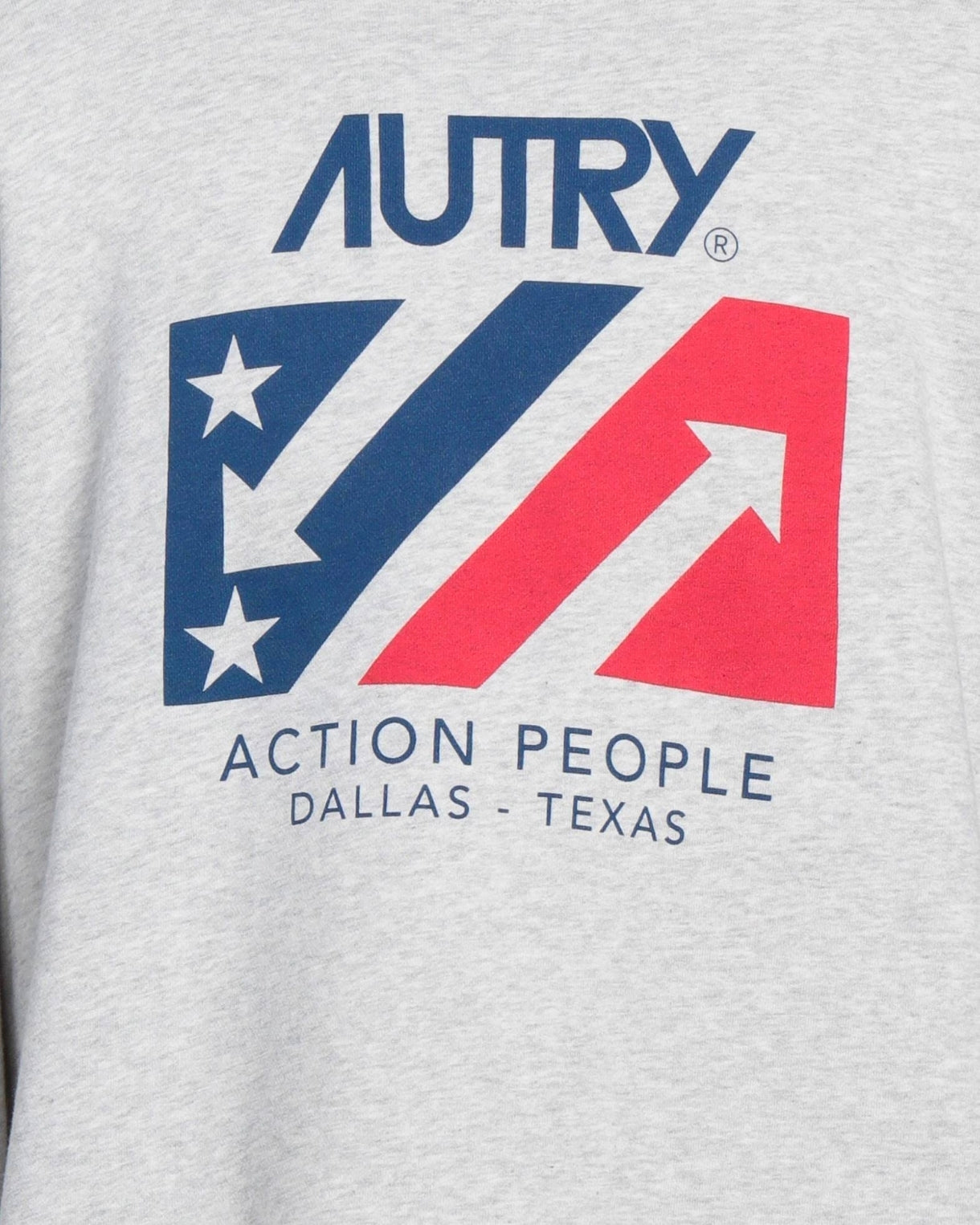 Autry Swim Sweatshirt Iconic Man Water MELANGE