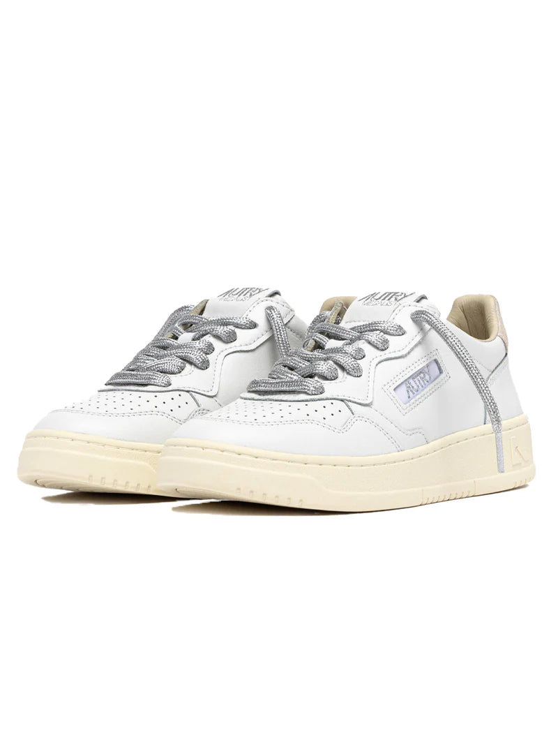 Autry Medalist Low in pelle Spoiler Beige AULW LL59 (Woman)