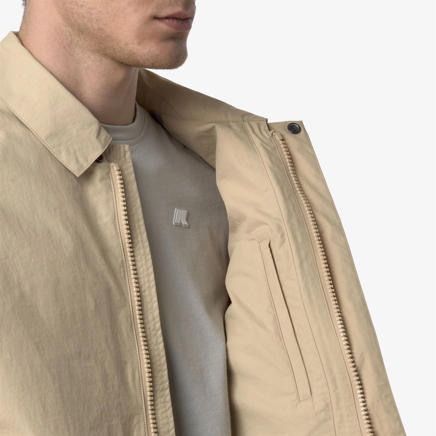 Giacca Broen Cotton Nylon Giacca corta da uomo in tessuto impermeabile Man