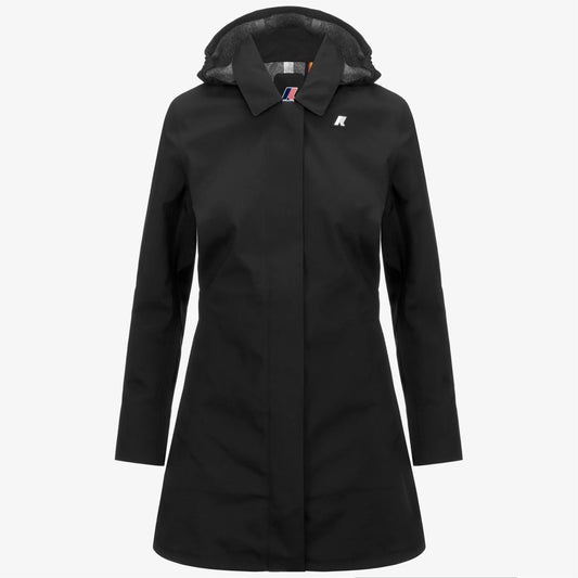Giacca Mathy Bonded Jersey leggera da donna Black