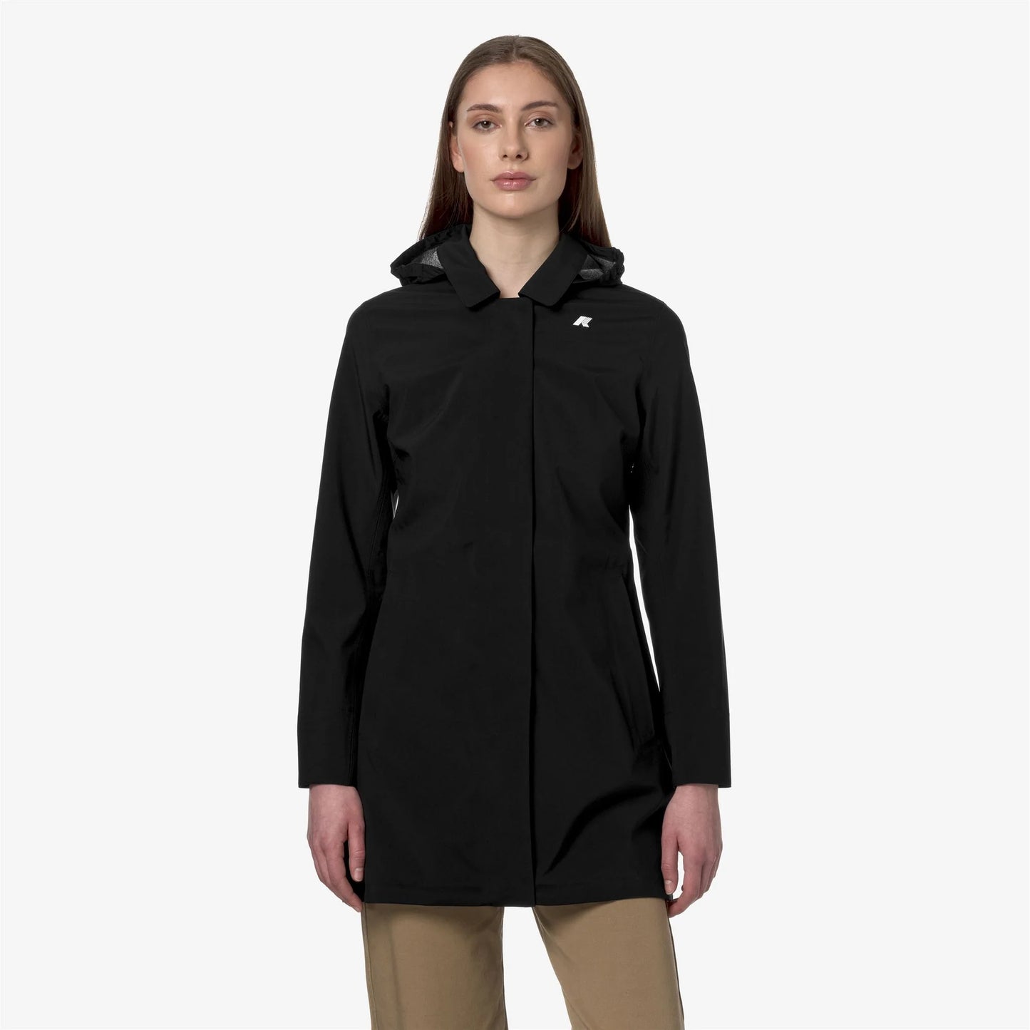 Giacca Mathy Bonded Jersey leggera da donna Black