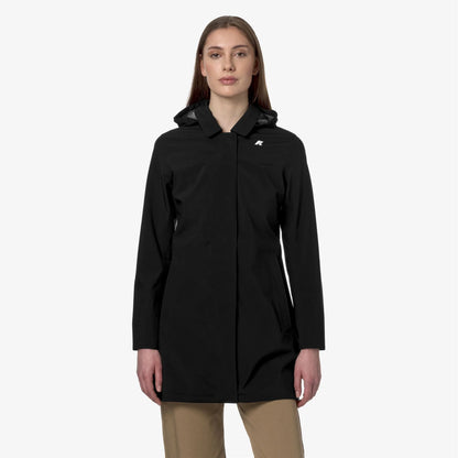 Giacca Mathy Bonded Jersey leggera da donna Black