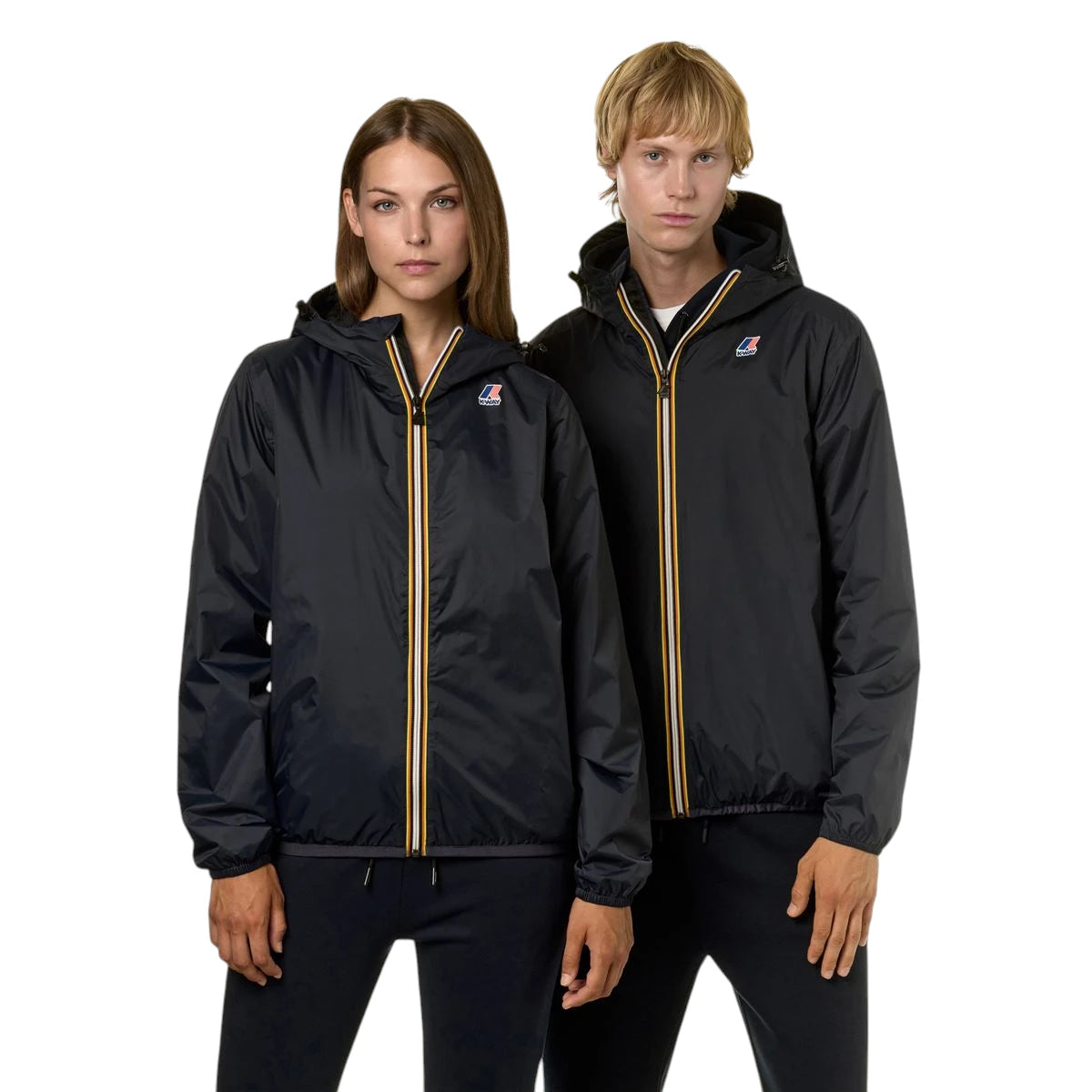 K-WAY LE VRAI 3.0 CLAUDE GREEN BLU NAVY UNISEX