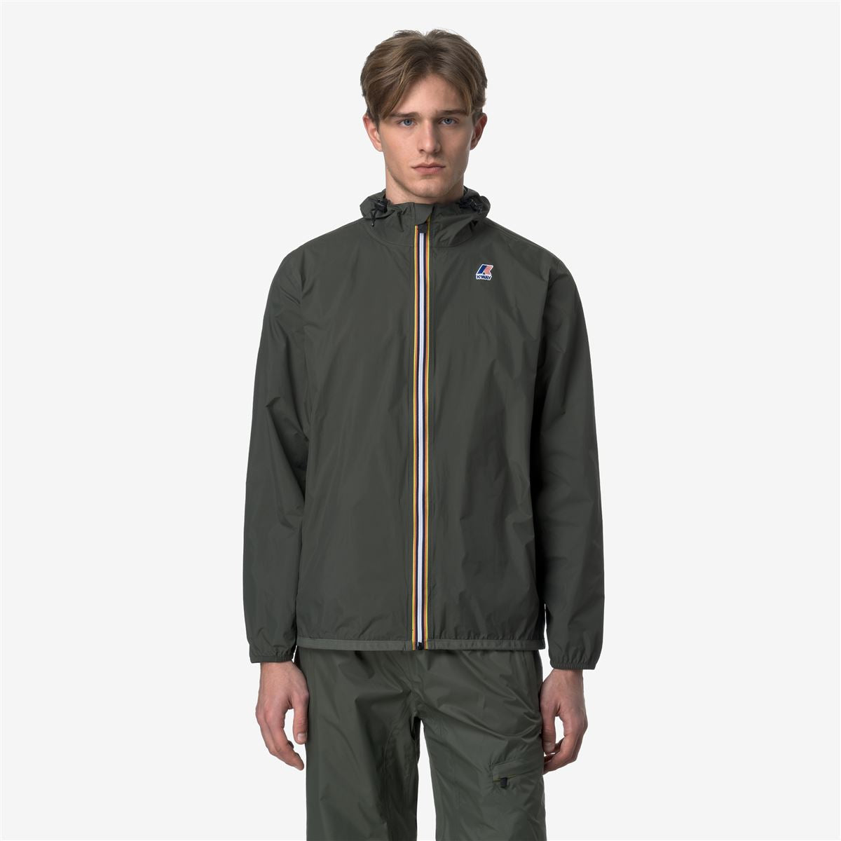 K-WAY LE VRAI 4.0 CLAUDE GREEN BLACKISH UNISEX