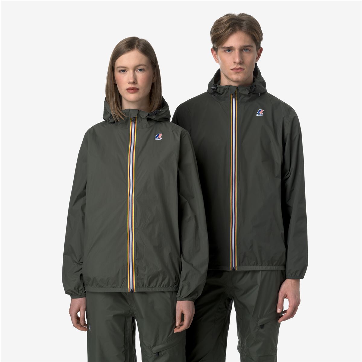 K-WAY LE VRAI 4.0 CLAUDE GREEN BLACKISH UNISEX