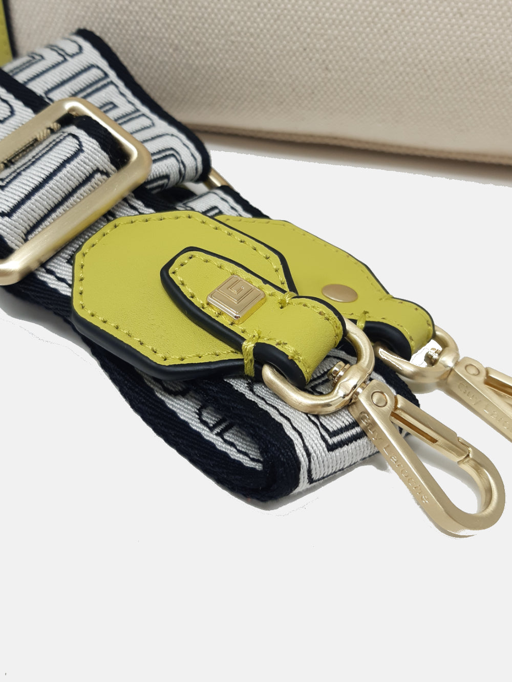 Guy Laroche Paris Borsa shopping in canvas naturale