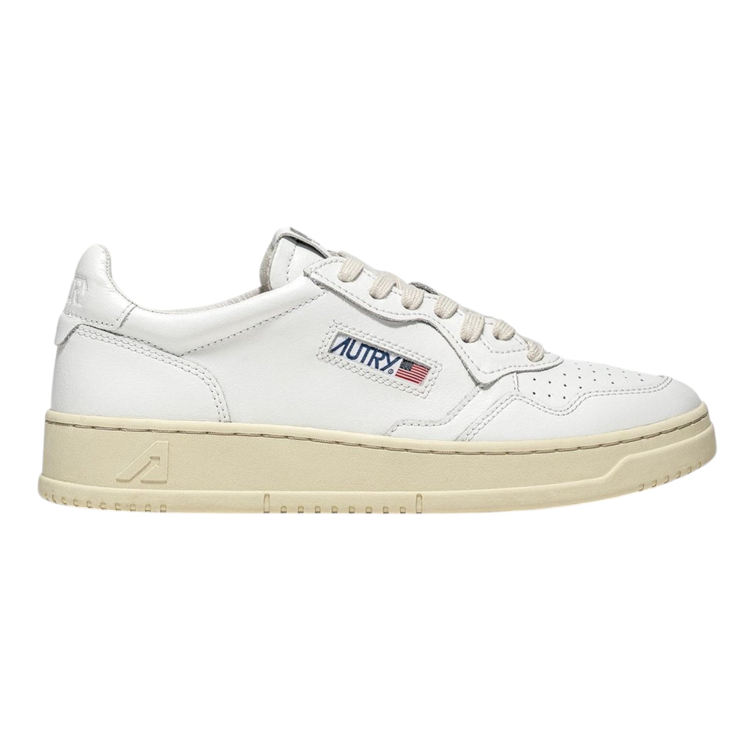 Autry Medalist Low bianca in pelle Total White AULW LL15