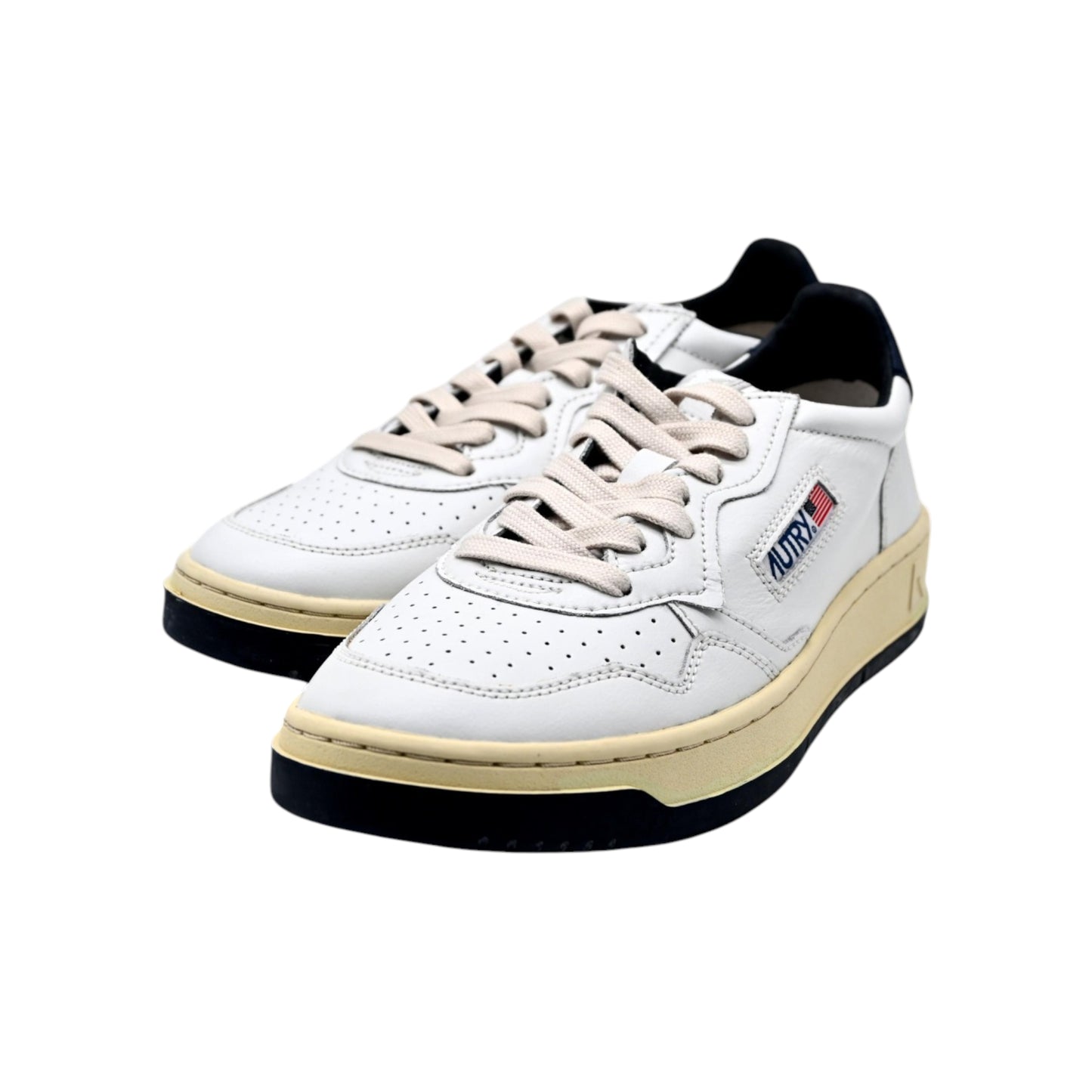 Autry Medalist Low White Blu Navy AULM BB41