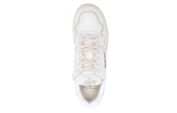 AUTRY CLC Leather Sneakers 'White' ROLM-MM15