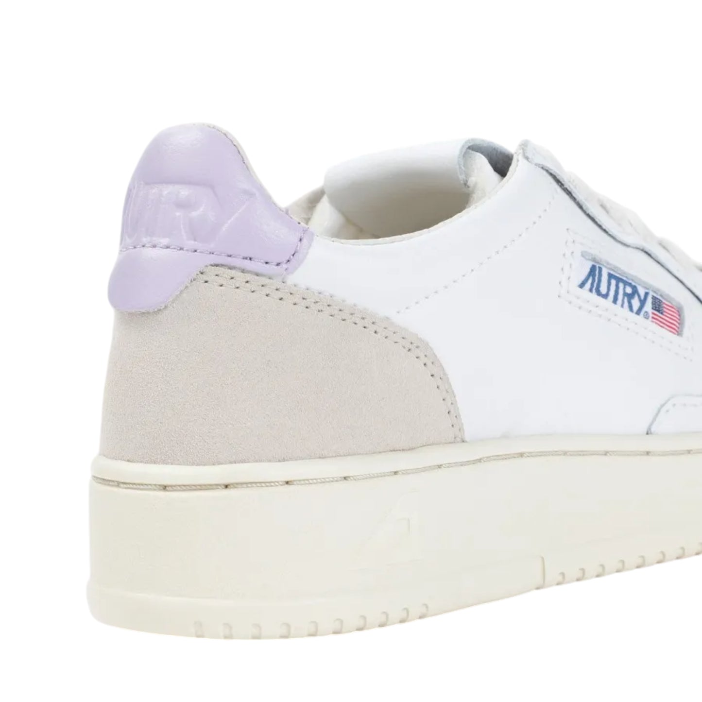 Autry Medalist Low AULW LS68 in pelle e camoscio Lilla