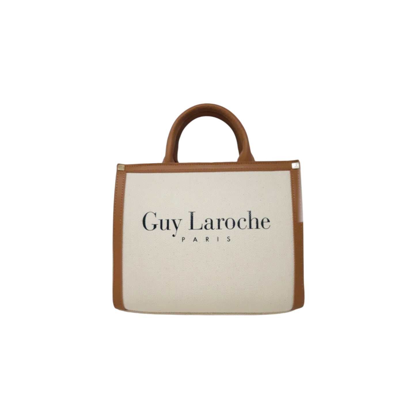 Guy Laroche Paris Borsa shopping in canvas naturale