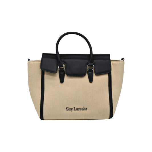 Guy Laroche Borsa Tote in Canvas e Pelle